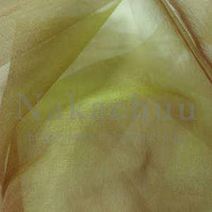 シルク玉虫織布サンプル012